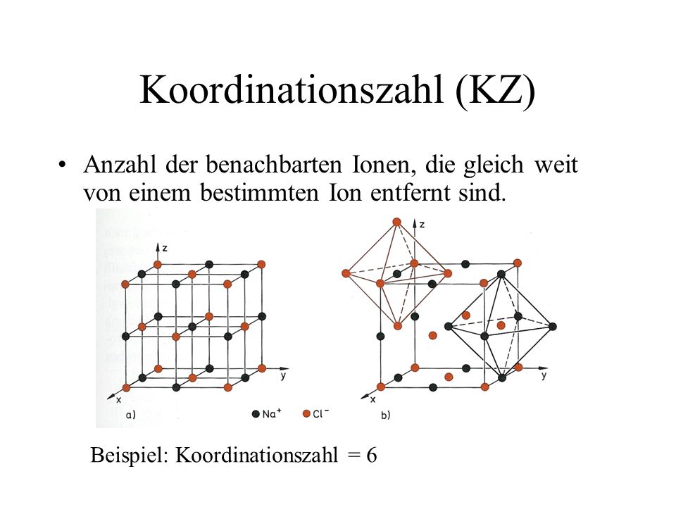 Koordinationszahl (KZ)