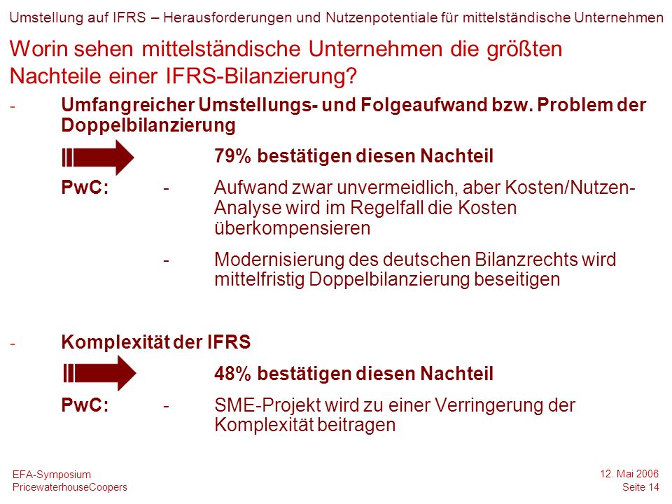 Date Umstellung auf IFRS – Herausforderungen und Nutzenpotentiale für mittelständische Unternehmen.