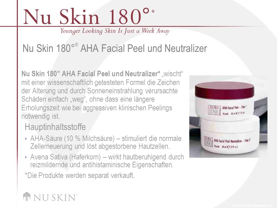 Nu Skin 180°® AHA Facial Peel und Neutralizer