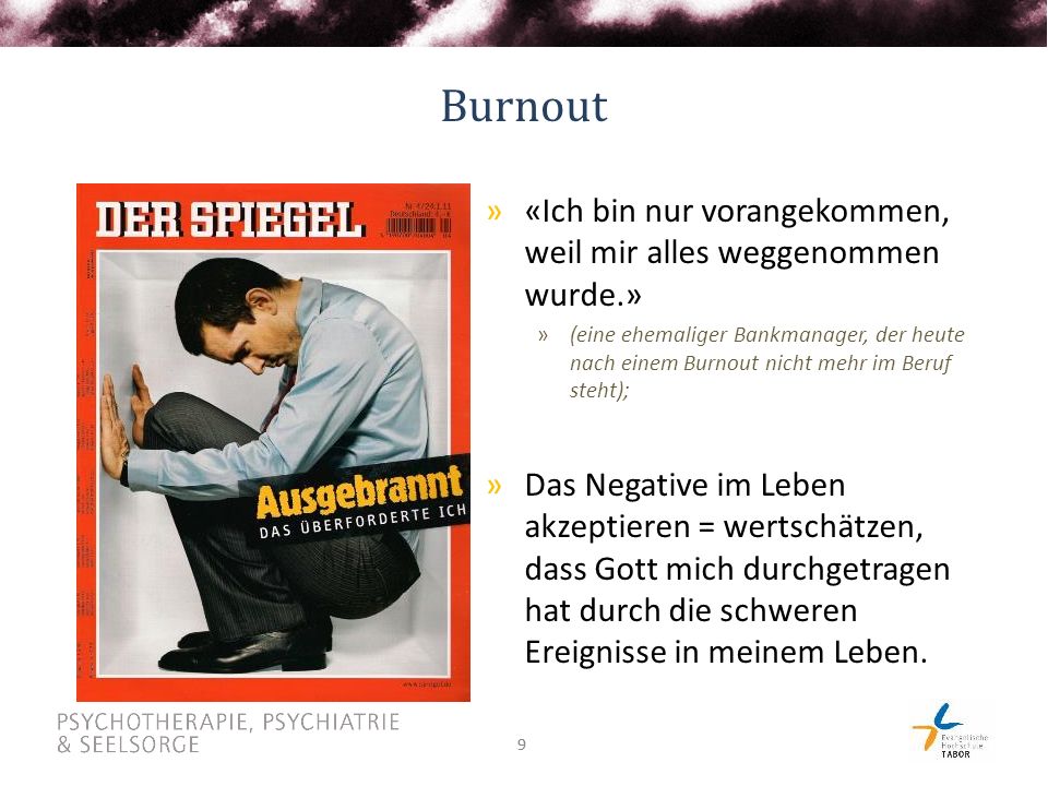 Burnout «Ich bin nur vorangekommen, weil mir alles weggenommen wurde.»
