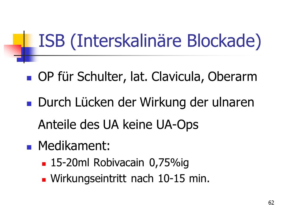 ISB (Interskalinäre Blockade)