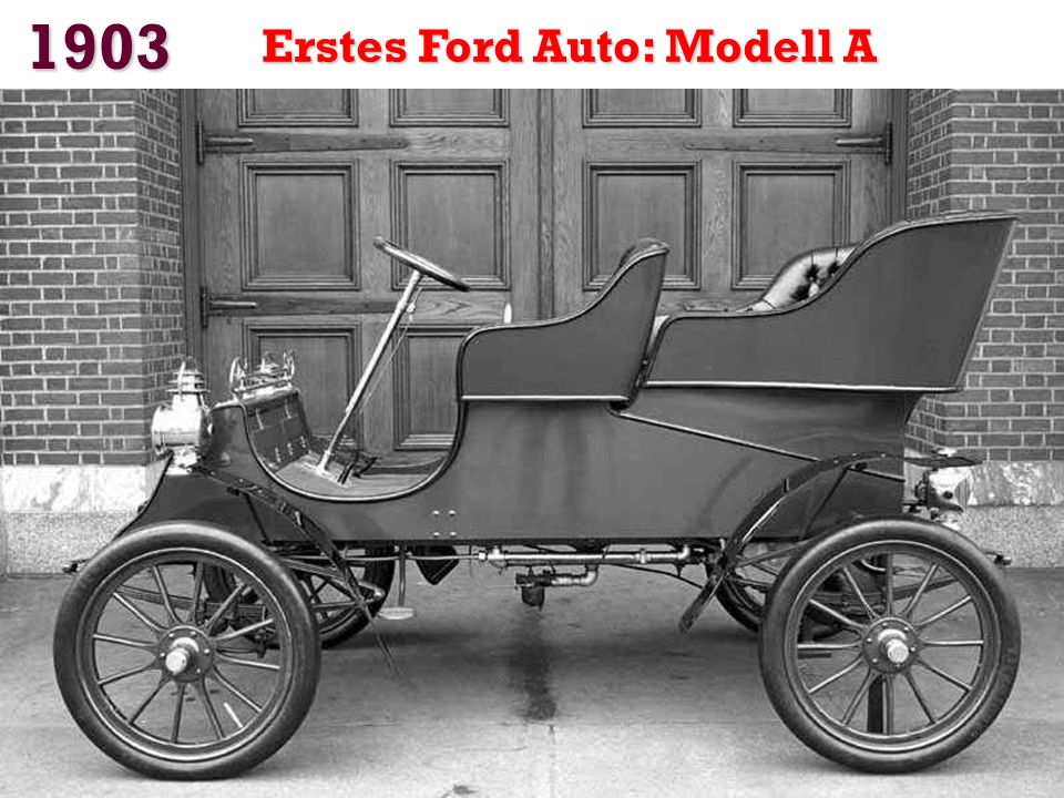 1903 Erstes Ford Auto: Modell A