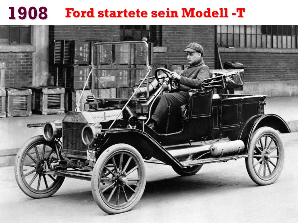 1908 Ford startete sein Modell -T
