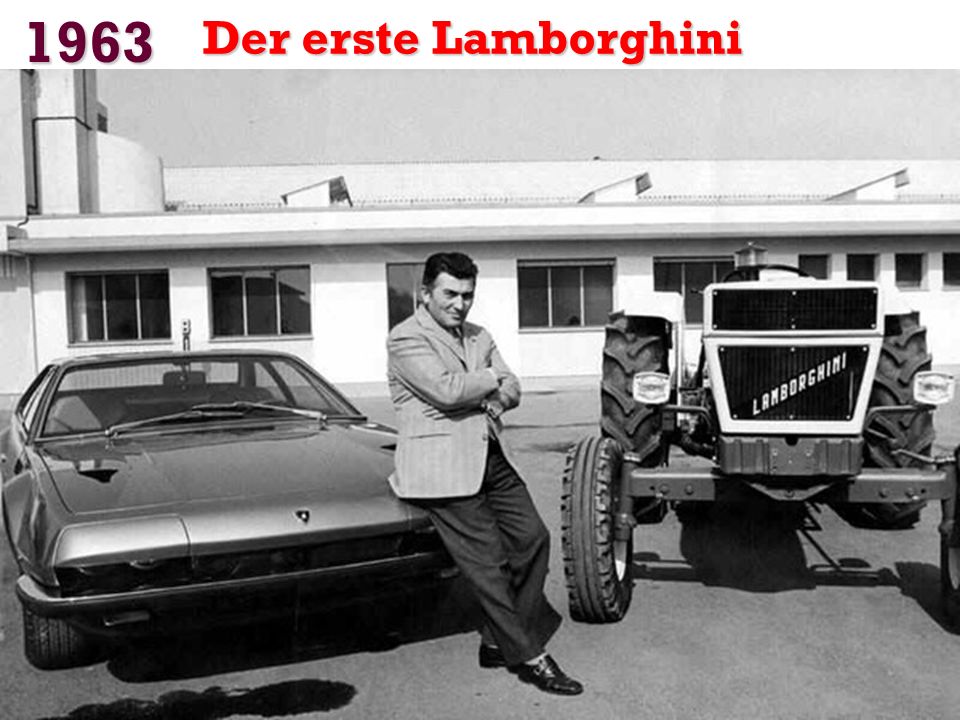 1963 Der erste Lamborghini