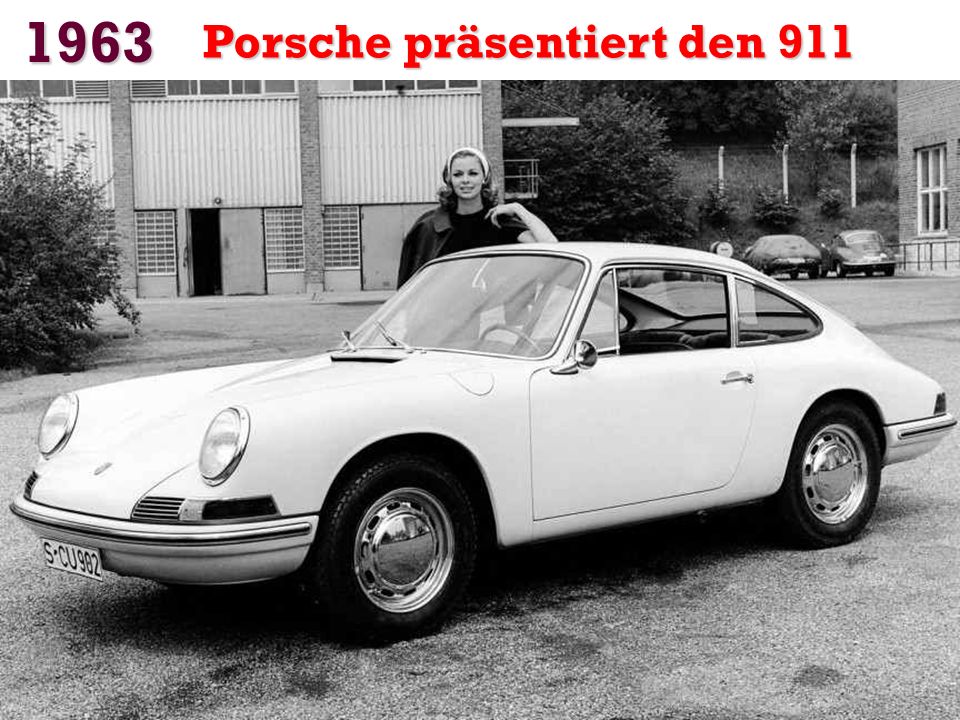1963 Porsche präsentiert den 911