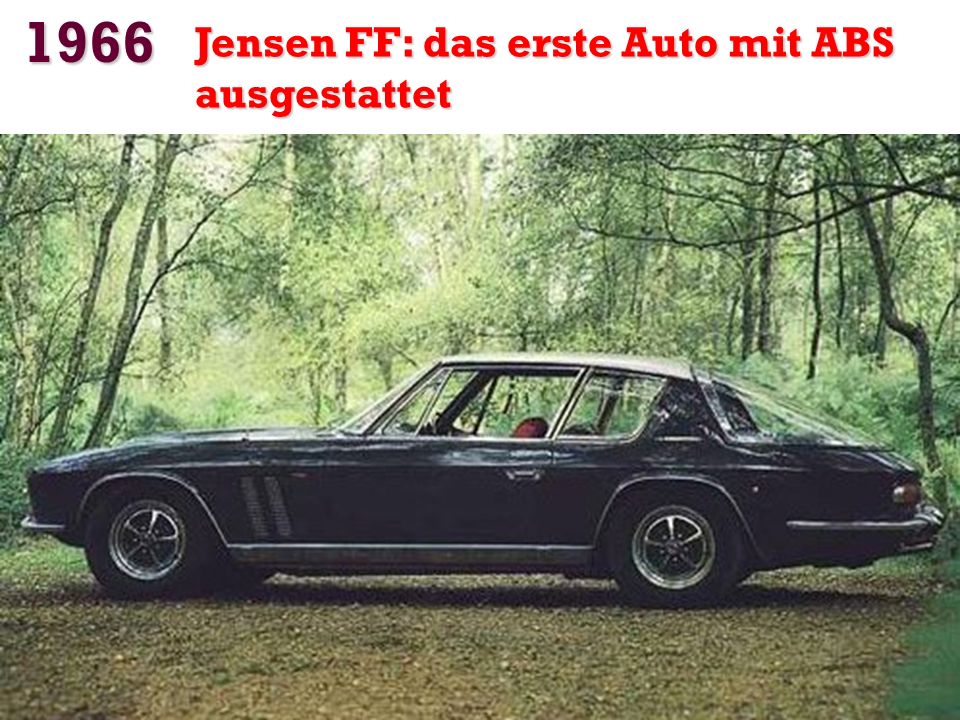 1966 Jensen FF: das erste Auto mit ABS ausgestattet