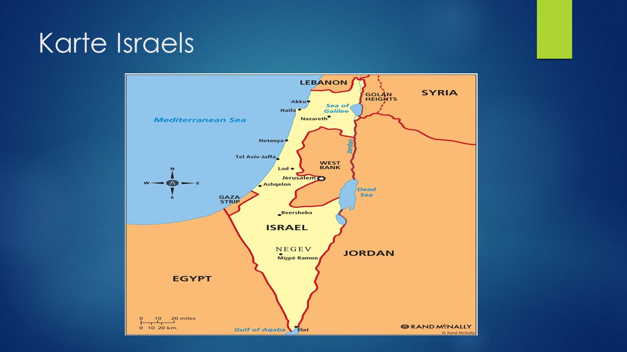 Karte Israels