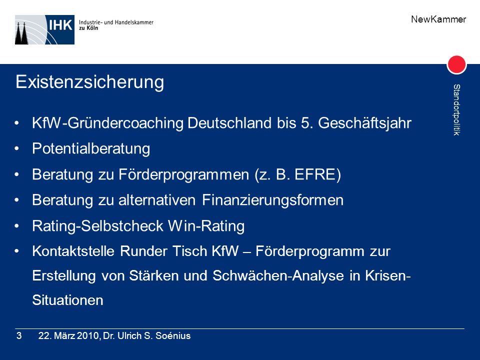 Existenzsicherung KfW-Gründercoaching Deutschland bis 5. Geschäftsjahr