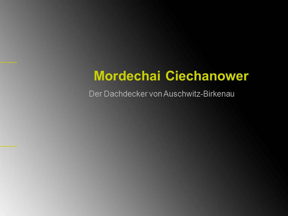 Mordechai Ciechanower