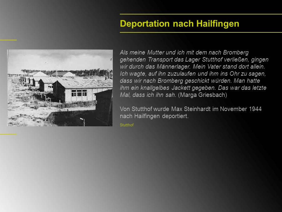 Deportation nach Hailfingen