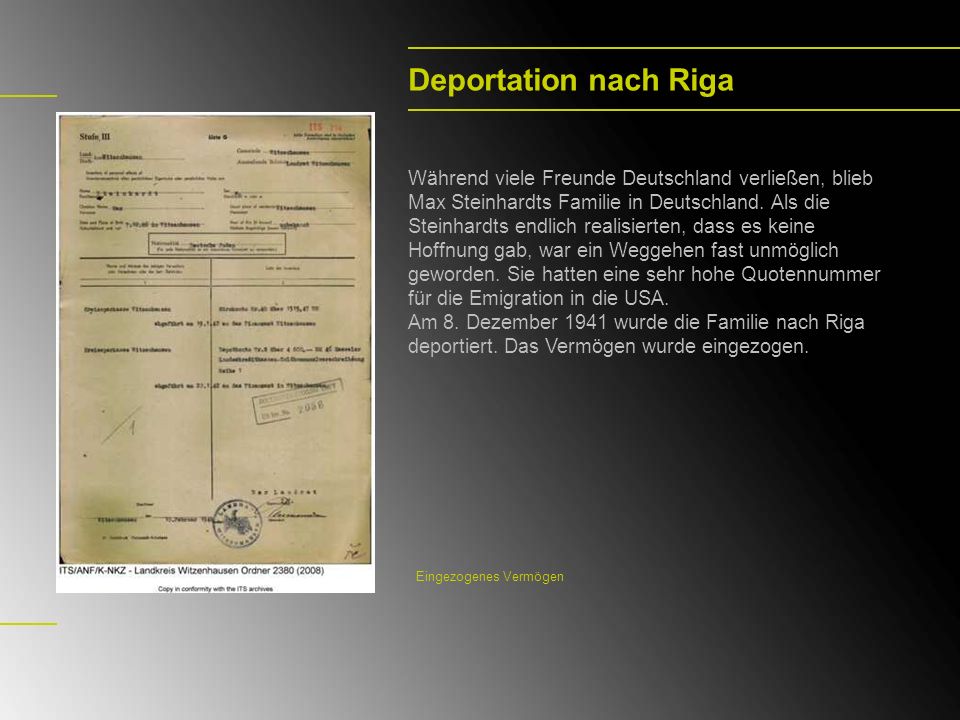 Deportation nach Riga