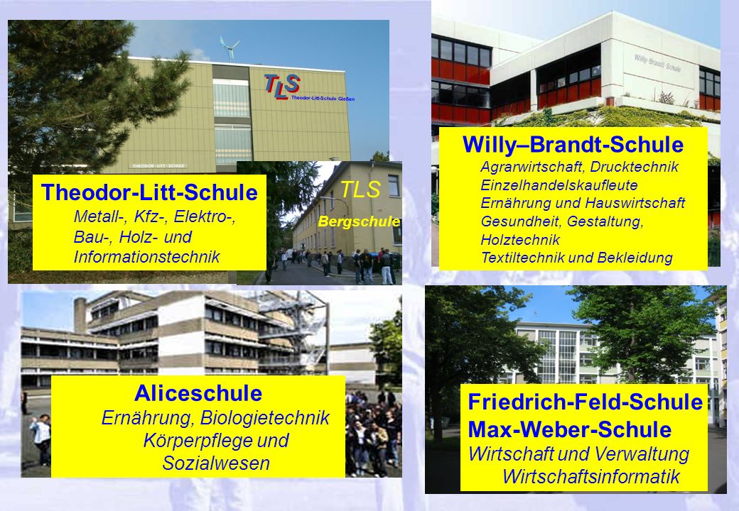Willy–Brandt-Schule Theodor-Litt-Schule Aliceschule