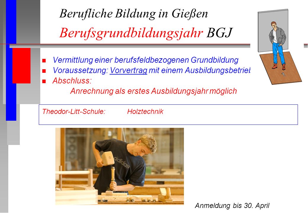 Berufliche Bildung in Gießen Berufsgrundbildungsjahr BGJ