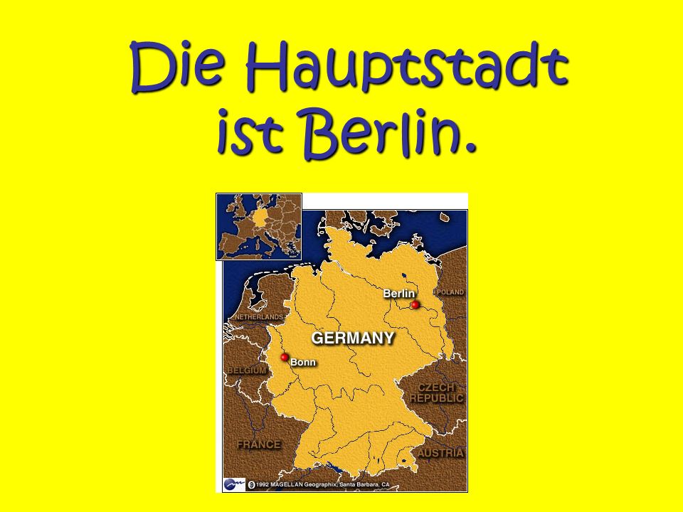 Die Hauptstadt ist Berlin.