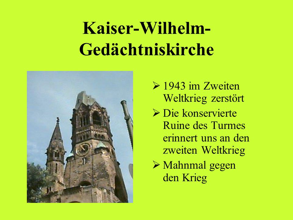 Kaiser-Wilhelm-Gedächtniskirche