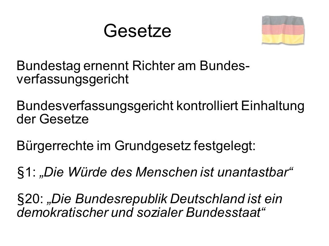 Gesetze Bundestag ernennt Richter am Bundes-verfassungsgericht