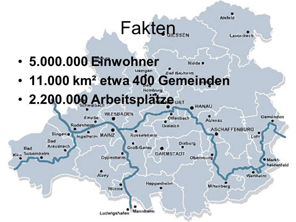 Fakten Einwohner km² etwa 400 Gemeinden