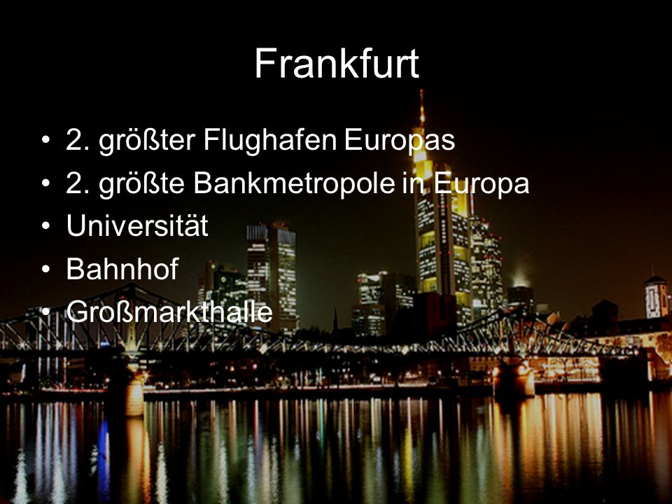 Frankfurt 2. größter Flughafen Europas