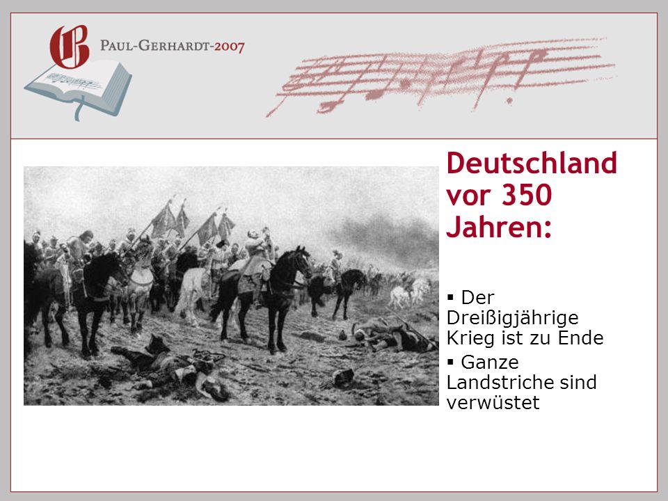 Deutschland vor 350 Jahren: