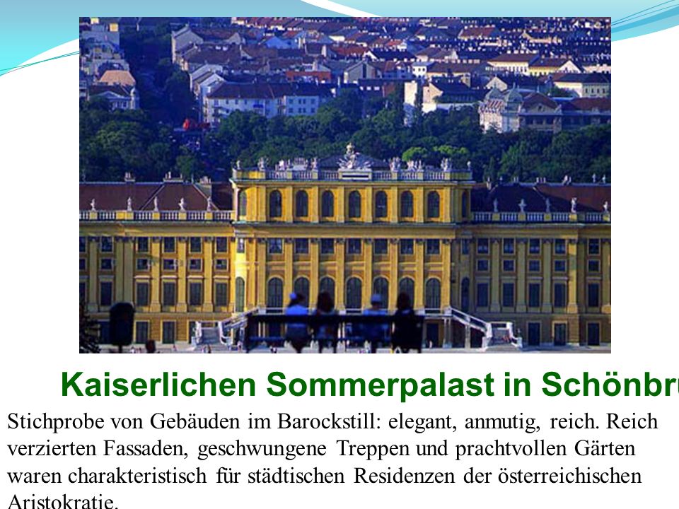 Kaiserlichen Sommerpalast in Schönbrunn