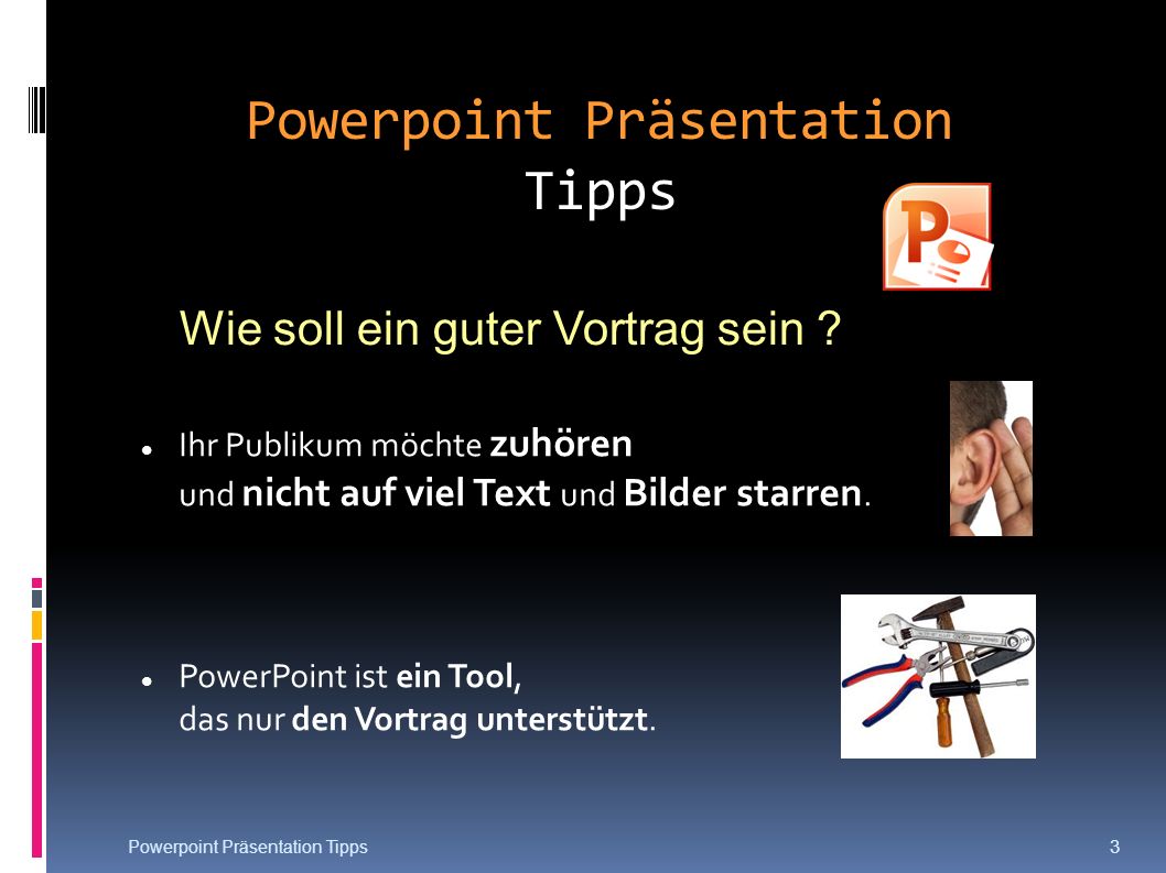 Powerpoint Präsentation Tipps