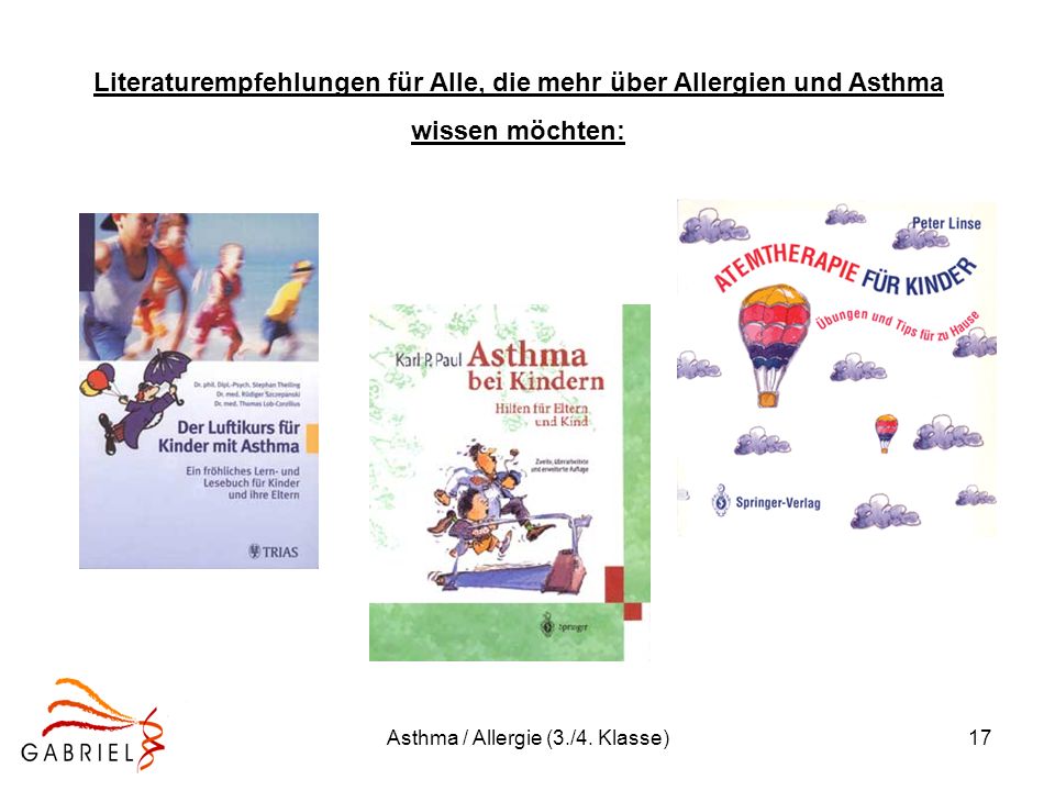 Asthma / Allergie (3./4. Klasse)