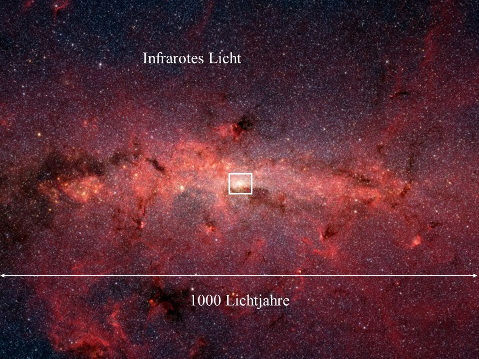 1000 Lichtjahre Infrarotes Licht