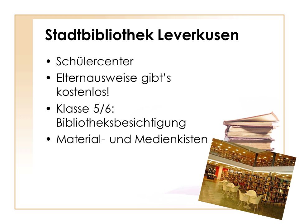 Stadtbibliothek Leverkusen