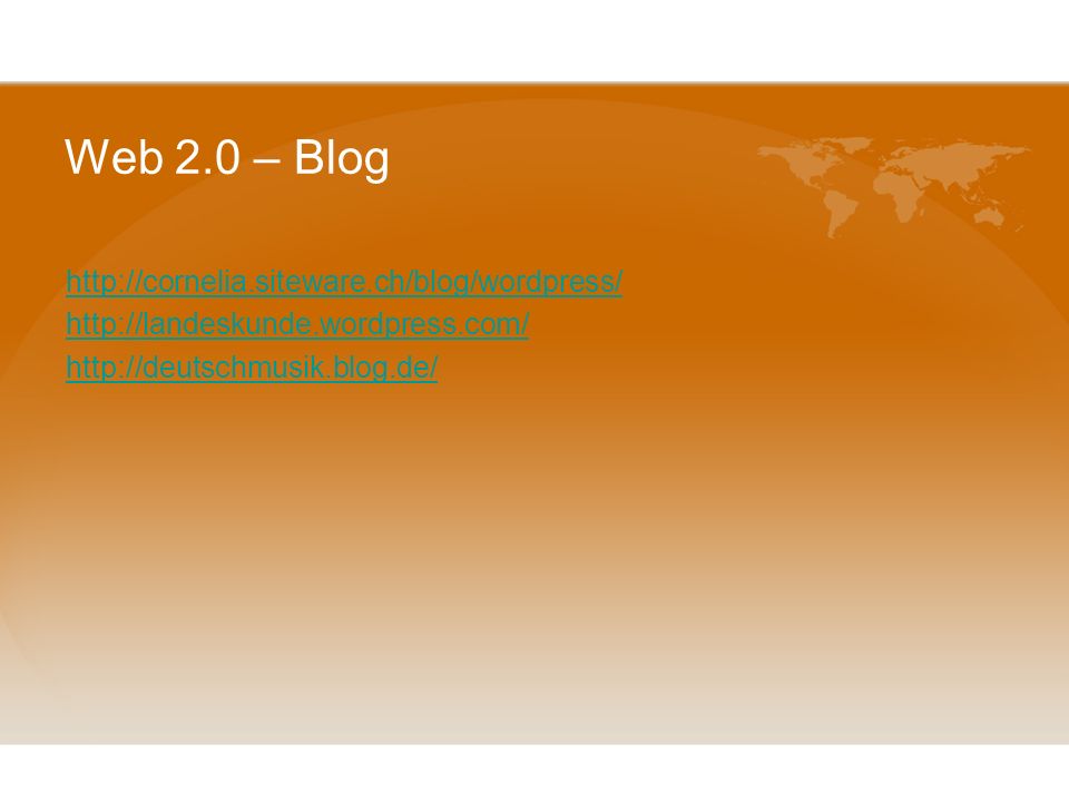 Web 2.0 – Blog