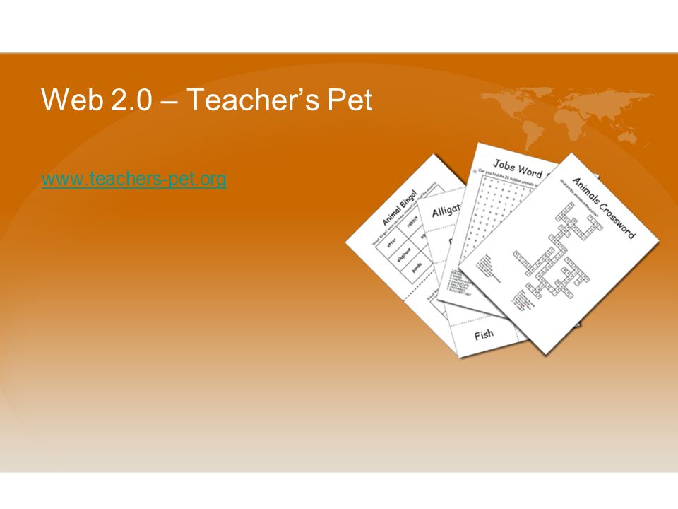 Web 2.0 – Teacher’s Pet
