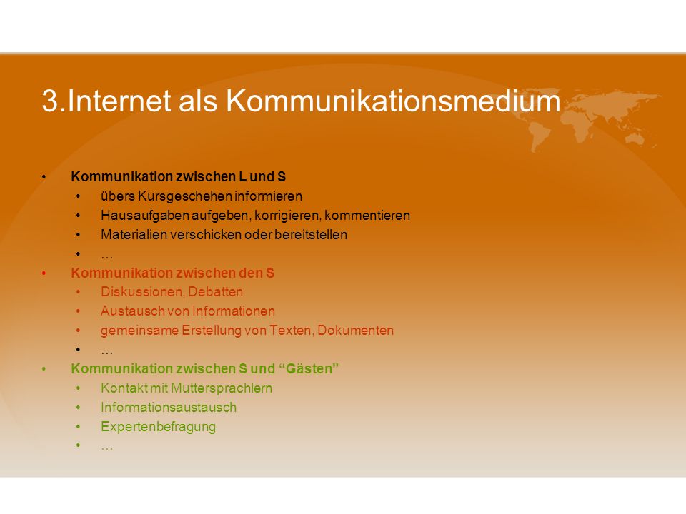 3.Internet als Kommunikationsmedium