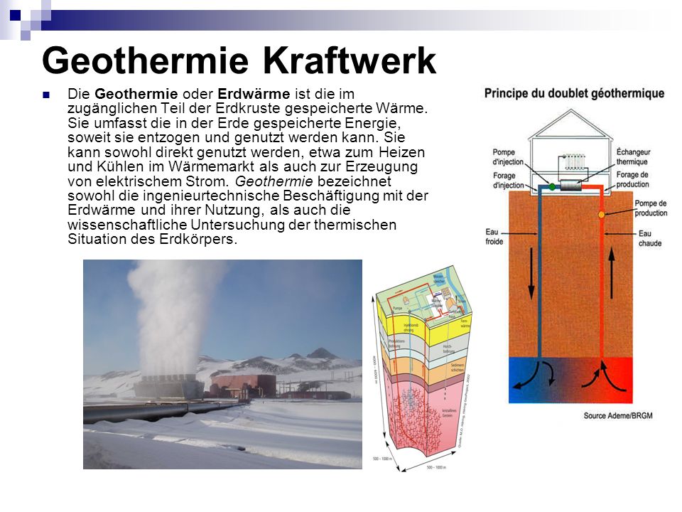 Geothermie Kraftwerk