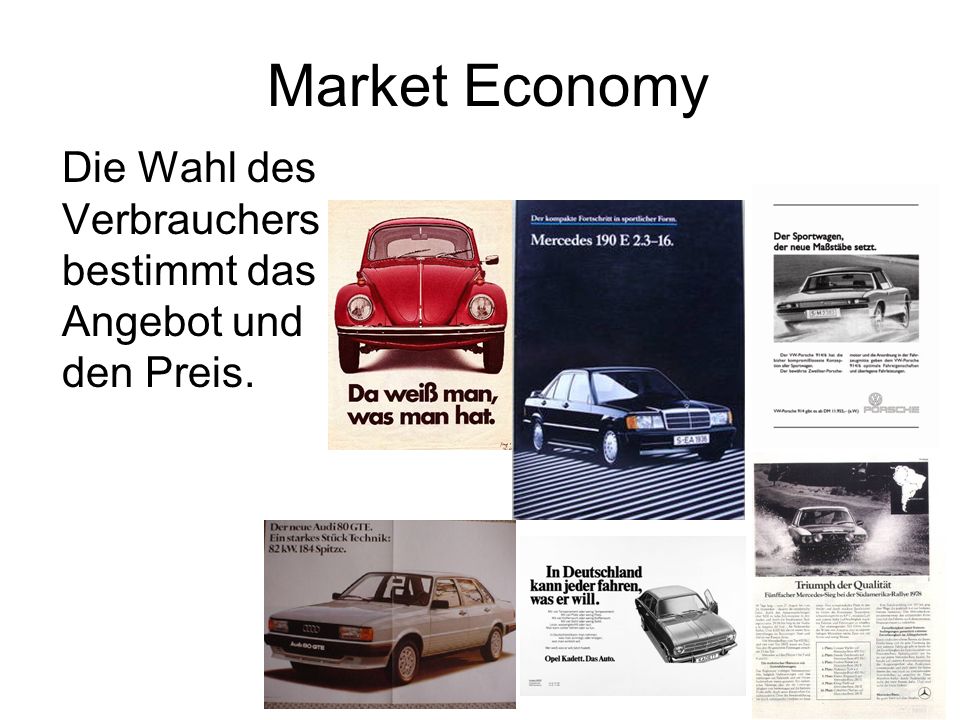 Market Economy Die Wahl des Verbrauchers bestimmt das Angebot und den Preis.