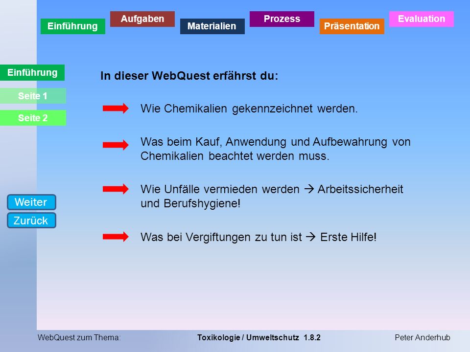 In dieser WebQuest erfährst du: