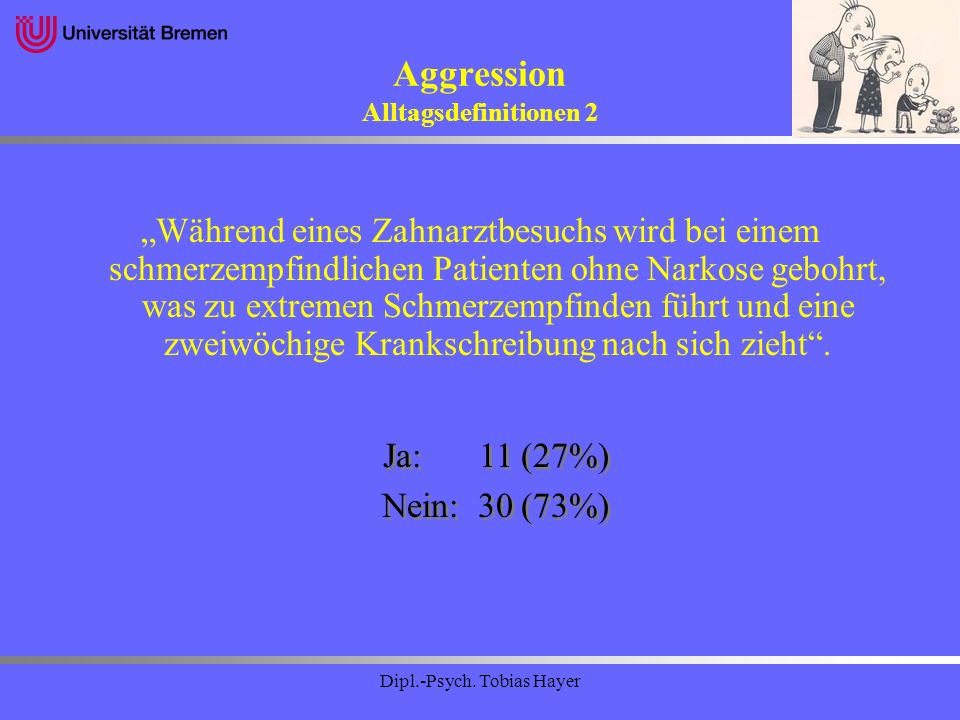 Aggression Alltagsdefinitionen 2