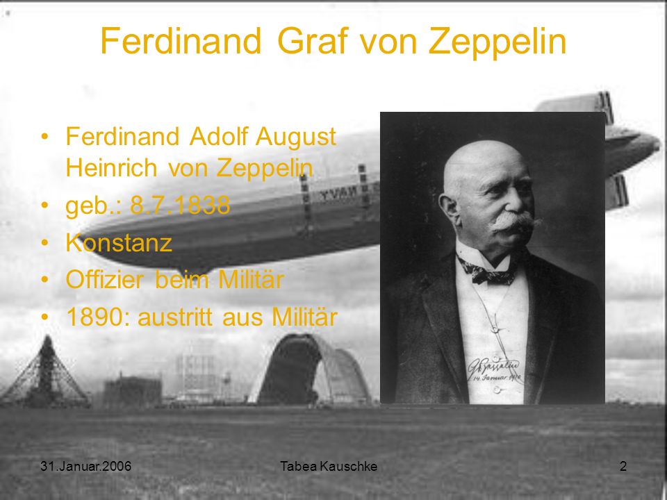 Ferdinand Graf von Zeppelin