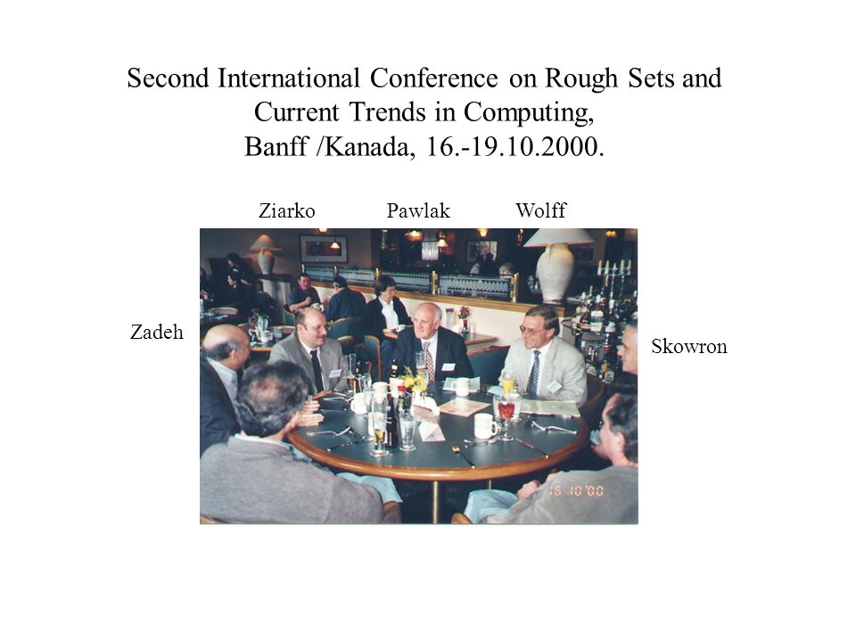 Second International Conference on Rough Sets and Current Trends in Computing, Banff /Kanada,