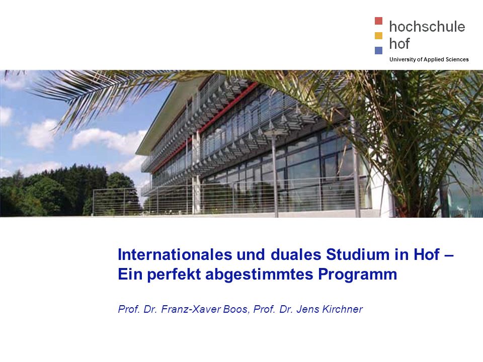 Internationales und duales Studium in Hof – Ein perfekt abgestimmtes Programm