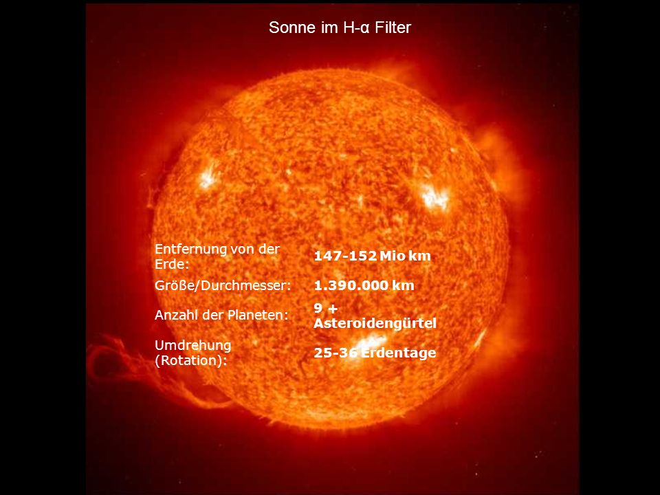 Sonne und im Größenvergleich ppt herunterladen