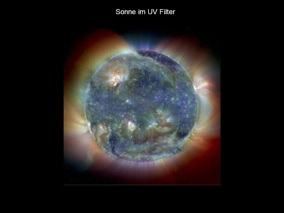 Sonne im UV Filter
