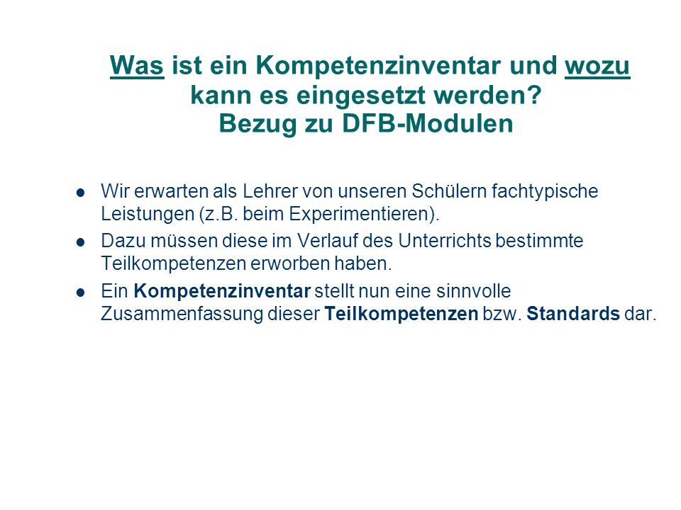 Was ist ein Kompetenzinventar und wozu kann es eingesetzt werden