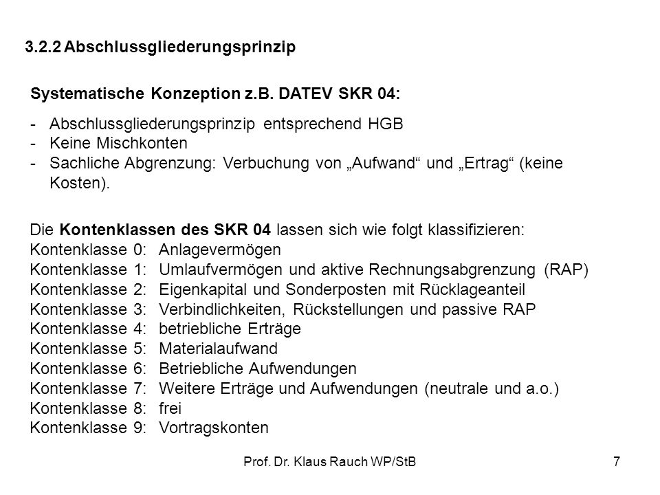 Prof. Dr. Klaus Rauch WP/StB - ppt herunterladen