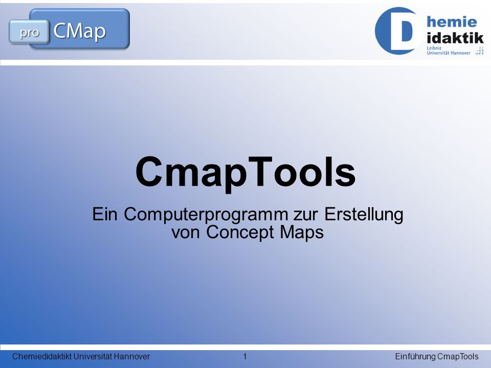 Ein Computerprogramm zur Erstellung von Concept Maps
