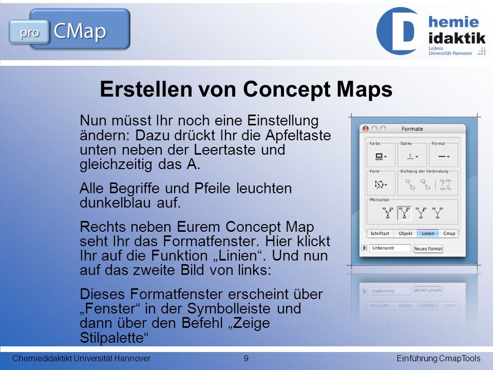 Erstellen von Concept Maps