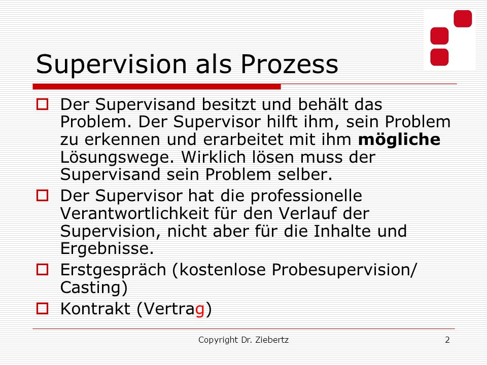 Supervision als Prozess