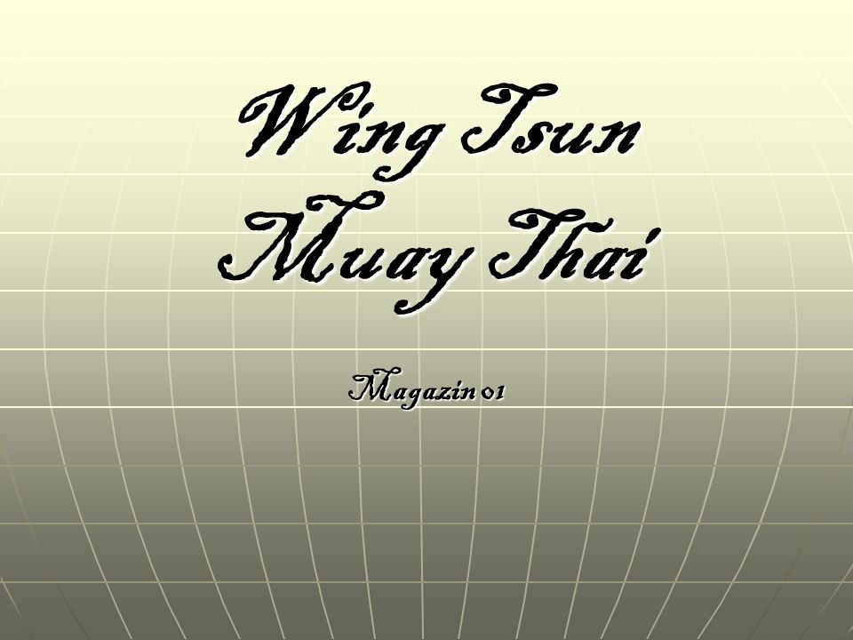 Wing Tsun Muay Thai Magazin 01