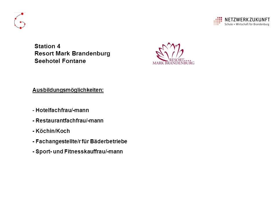 Station 4 Resort Mark Brandenburg Seehotel Fontane
