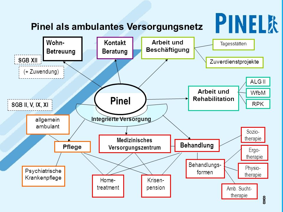 Pinel Pinel als ambulantes Versorgungsnetz Wohn-Betreuung