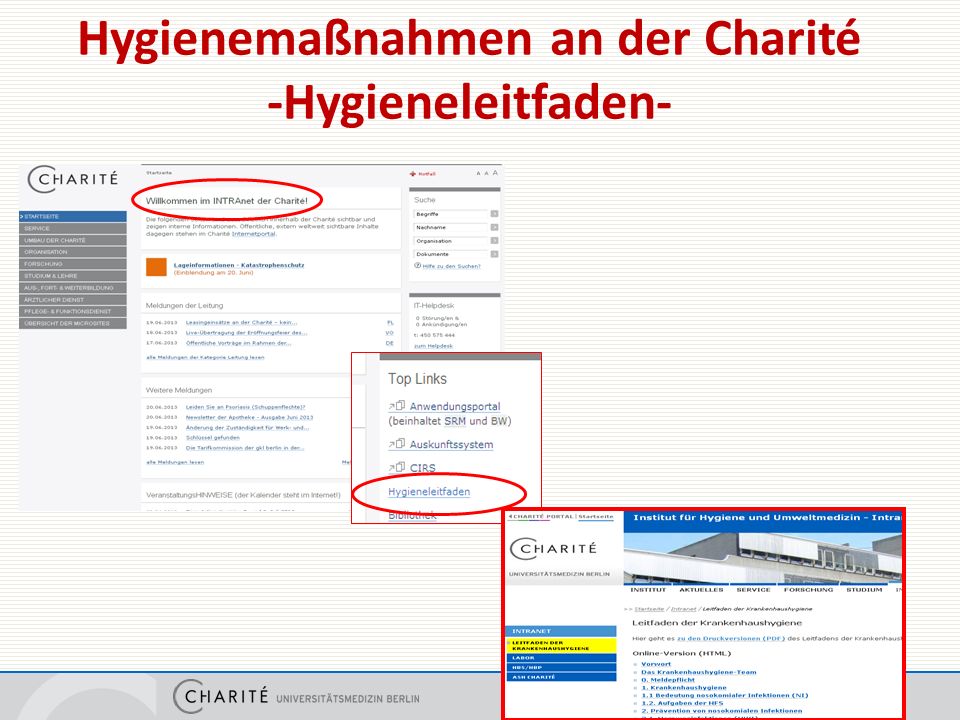 Grundsätzliches! Die Hauptrisiken für Übertragungen lassen sich allein durch Händehygiene und Standardmaßnahmen beherrschen!!!