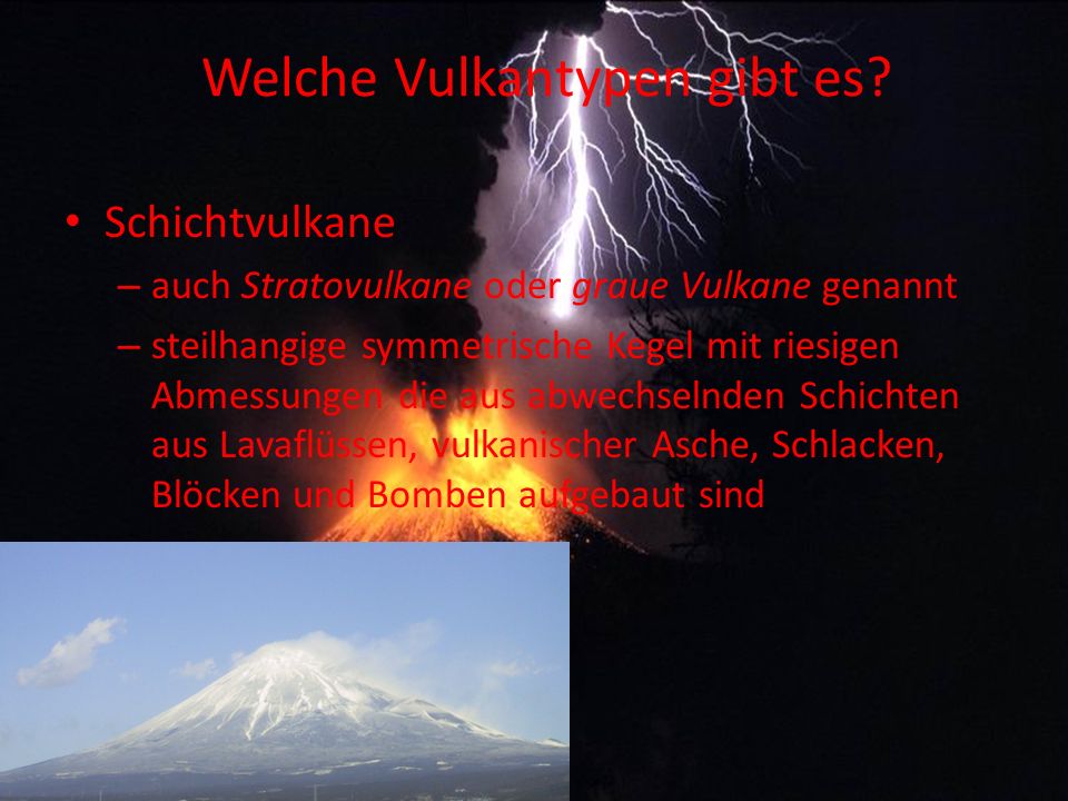 Welche Vulkantypen gibt es